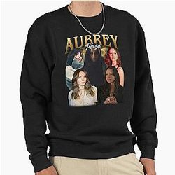 Aubrey Plaza Vintage Pullover Sweater