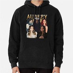 Aubrey Plaza Golden Collage Tribute Hoodie