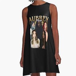 Aubrey Plaza A-Line Dress