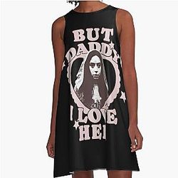 But I love her Aubrey Plaza is wearing a A Line Dress