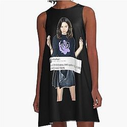 Aubrey Plaza A-Line Dress
