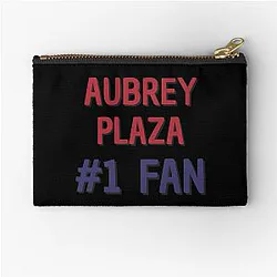 Aubrey Plaza Fan Zipper Pouch