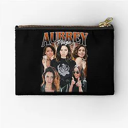 Aubrey Plaza Retro 90s Zipper Pouch