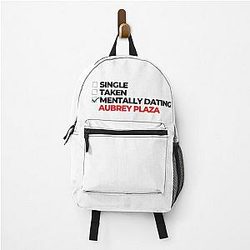Mentally Dating Aubrey Plaza Backpack