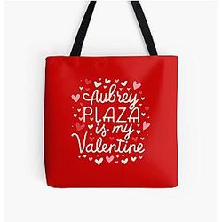 Aubrey Plaza Is My Valentine Tote Bag