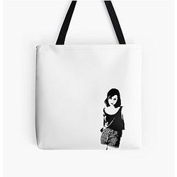 Aubrey Plaza Stencil Shirt All Print Tote Bag