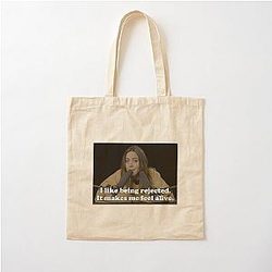 Aubrey Plaza Rejection Cotton Tote Bag