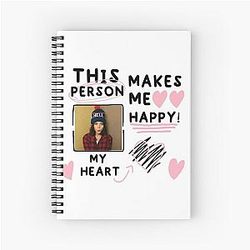 Aubrey Plaza Spiral Notebook