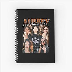 Aubrey Plaza Retro Spiral Notebook