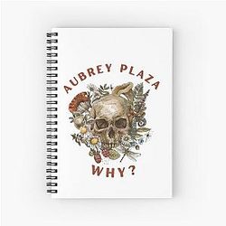 Aubrey Plaza Spiral Notebook