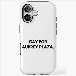 Gay Aubrey Plaza iPhone Tough Case