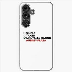 Mentally Dating Aubrey Plaza Soft Case for Samsung Galaxy