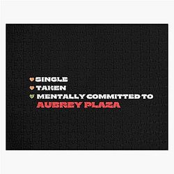 Mentally Committed to Aubrey Plaza Jigsaw Puzzle