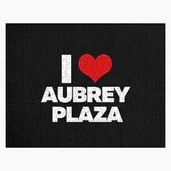 I Love Aubrey Plaza Jigsaw Puzzle