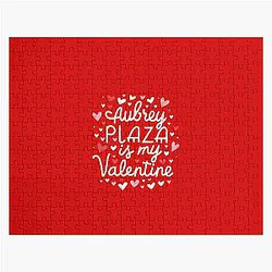 Aubrey Plaza Is My Valentine Jigsaw Puzzle