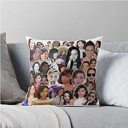 Aubrey Plaza Throw Pillow