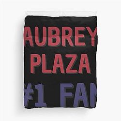 Aubrey Plaza Fan Duvet Cover