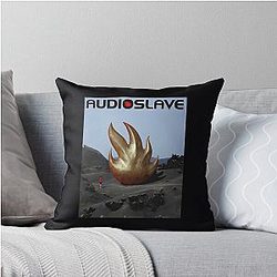 audioslave throw pillow