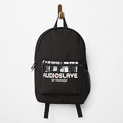 Audioslave White Backpack