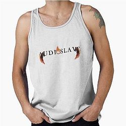 Audioslave Flaming Fire Tank Top