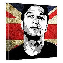 Audioslave Pop Art Print Union Jack Background 30 x 30 x 2.5 cm Deep Box Canvas