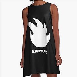Audioslave Logo A Line Dress