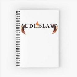 Audioslave Flaming Fire Spiral Notebook