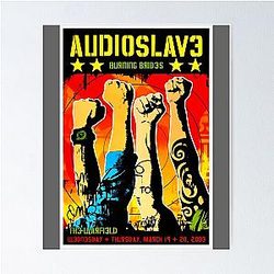 Audioslave Tour Poster