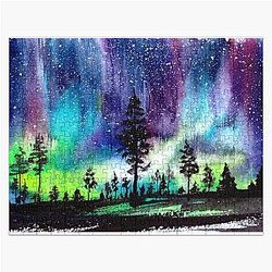 Northern Lights Aurora Borealis Jigsaw Puzzle