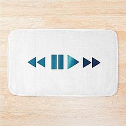 Space Stars Galaxy Night Music Bath Mat