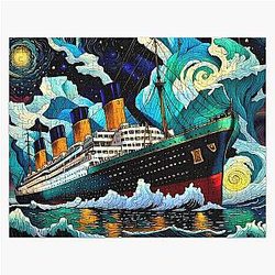 Titanic Under Aurora Borealis Jigsaw Puzzle