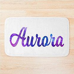 Aurora Girls Name Bath Mat