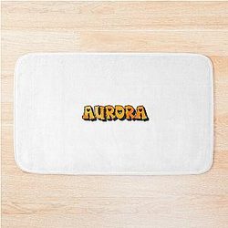 Aurora Personalized Name Custom Gift for Girls Bath Mat