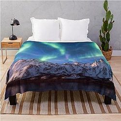 Aurora Borealis Throw Blanket