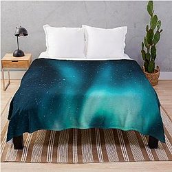 AURORA BOREALIS Throw Blanket
