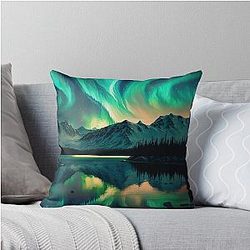Aurora Borealis Alaska Pillow