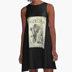 Aurora Aksnes Greenbird A-Line Dress