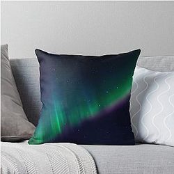 Northern Lights Throw Pillow