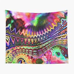 Fractal Aurora Borealis Tapestry