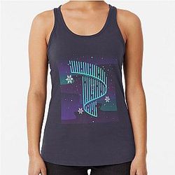 Aurora Borealis Racerback Tank Top