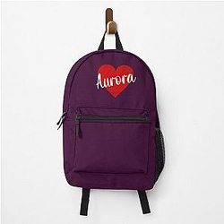 Aurora Red Heart Backpack