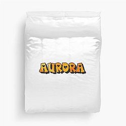 Aurora Personalized Name Custom Gift for Girls and Teens Duvet Cover