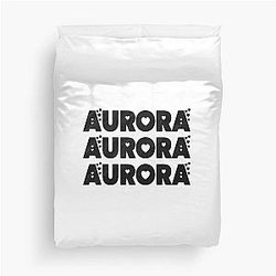 Aurora Personalized Custom Girl Duvet Cover