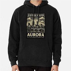 Aurora USA Linocut Hoodie