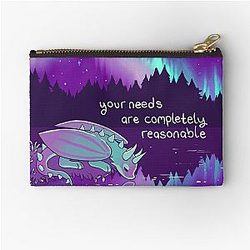 Your Needs are Reasonable Aurora Dragon Zipper Pouch