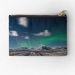 Aurora in Iceland Zipper Pouch