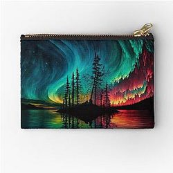 Aurora Borealis Alaska Pouch
