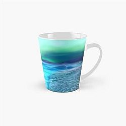 The Aurora River Northern Lights Aurora Borealis Oil Painting Mug