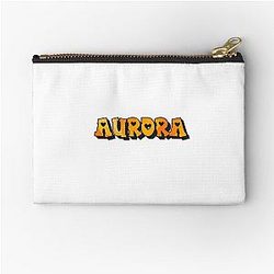 Aurora Personalized Name Custom Gift for Girls Teens Zipper Pouch