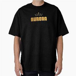 Aurora Personalized Name Gift for Girls Teens Oversized T-Shirt